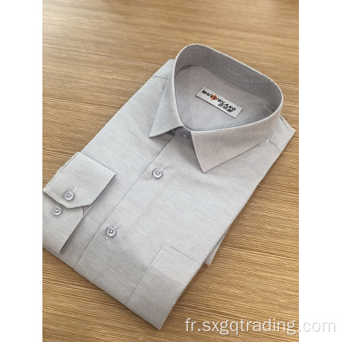 Chemise à manches longues pour homme de bonne qualité